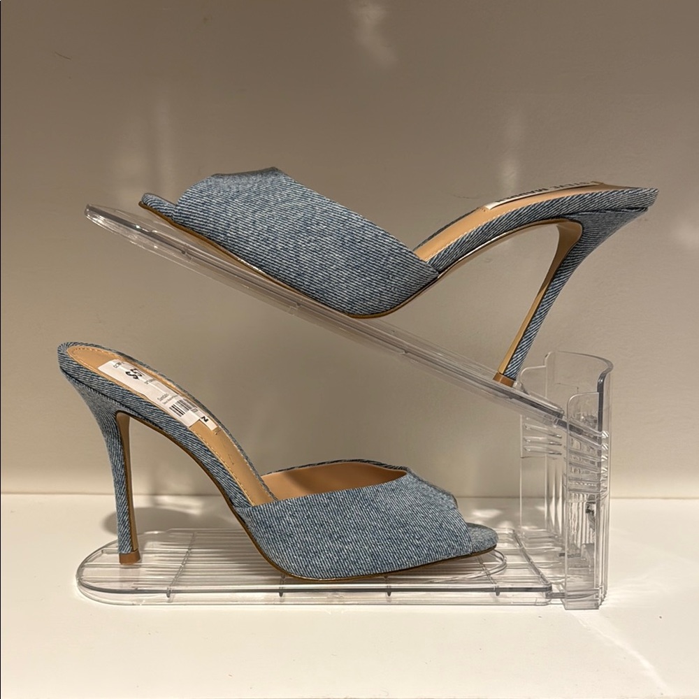 Steve Madden Blue Denim Stiletto Heels